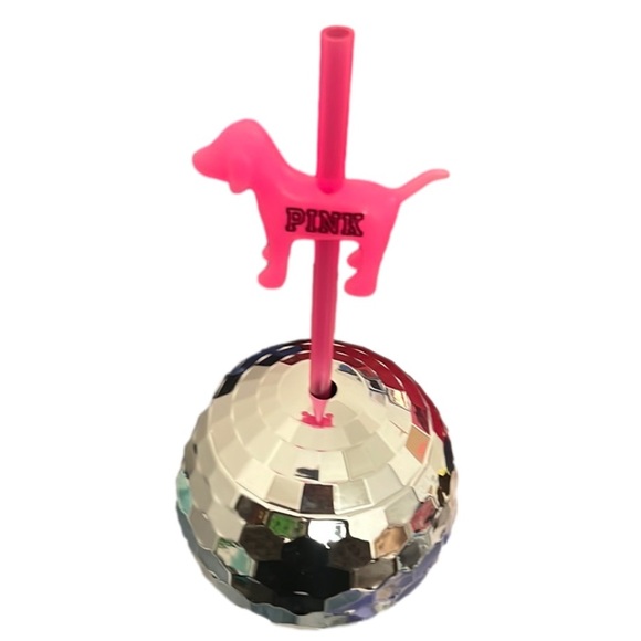 V/s PINK disco ball cup/straw - Picture 3 of 6